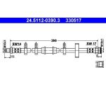ATE Bremsschlauch 24.5112-0390.3 ATE Bremsschlauch 24.5112-0390.3