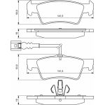 Bosch Bremsbelagsatz 0 986 494 219