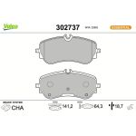 Valeo Bremsbelagsatz 302737 Valeo Bremsbelagsatz 302737