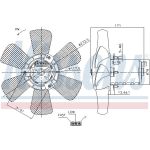 Nissens Kühlerlüfter PKW 85809 Nissens Kühlerlüfter PKW 85809