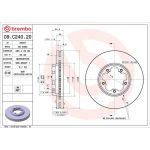 Bremsscheibe VA 09.C240.20 Bremsscheibe VA 09.C240.20