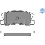 MEYLE Bremsbelagsatz Mitsubishi Pajero 99 252358216 MEYLE Bremsbelagsatz Mitsubishi Pajero 99 252358216
