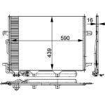 MAHLE Kondensator, Klimaanlage AC 318 000P MAHLE Kondensator, Klimaanlage AC 318 000P