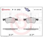 BREMBO Bremsklötze VA P 11 013 BREMBO Bremsklötze VA P 11 013