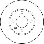 Bremsscheibe Vw P. Golf Gti DF1517