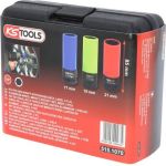KS TOOLS 1/2-Zoll-Aluminiumfelgen-Power-Radmuttern-Satz, robust, 3-teilig 515.1070 KS TOOLS 1/2-Zoll-Aluminiumfelgen-Power-Radmuttern-Satz, robust, 3-teilig 515.1070