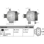 DENSO Generator DAN1059 DENSO Generator DAN1059