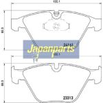 Japanparts Bremsbeläge PA-0114AF Japanparts Bremsbeläge PA-0114AF