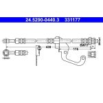 ATE Bremsschlauch 24.5290-0440.3 ATE Bremsschlauch 24.5290-0440.3