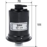 Valeo Kraftstofffilter 587219 Valeo Kraftstofffilter 587219