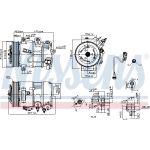 Nissens Klimakompressor PKW 890375 Nissens Klimakompressor PKW 890375