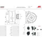 A3323 AS-PL Lichtmaschine (Generator) A3323 A3323 AS-PL Lichtmaschine (Generator) A3323
