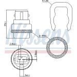 Nissens Kühlmitteltemperatursensor 207024 Nissens Kühlmitteltemperatursensor 207024