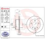 15 481 084 Bremsscheibe VA 09.9618.24 15 481 084 Bremsscheibe VA 09.9618.24