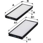 K 1203-2x Filtron Innenraumfilter K 1203-2x K 1203-2x Filtron Innenraumfilter K 1203-2x