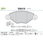 Valeo Bremsbelagsatz 598419