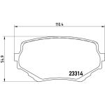 BREMBO Bremsklötze VA P 79 009 BREMBO Bremsklötze VA P 79 009