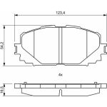 Bosch Bremsbelagsatz 0 986 494 770
