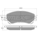 TOMEX brakes Bremsbelagsatz, Scheibenbremse TX 18-25 TOMEX brakes Bremsbelagsatz, Scheibenbremse TX 18-25