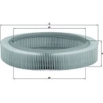 LX 209 MAHLE Luftfilter LX 209, Filtereinsatz, Höhe 49 mm – u. a. für VW Derby (86), VW Golf I (17), VW Polo (86) – OE Nummer 036129620 - l LX 209 MAHLE Luftfilter LX 209, Filtereinsatz, Höhe 49 mm – u. a. für VW Derby (86), VW Golf I (17), VW Polo (86) – OE Nummer 036129620 - l