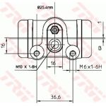 TRW Bremsrolle BWL112 TRW Bremsrolle BWL112