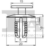 CLIP, ZIER-/SCHUTZLEISTE 10-20002.10 CLIP, ZIER-/SCHUTZLEISTE 10-20002.10