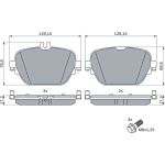 Bosch Bremsbelagsatz Hinterachse 0 986 424 858 Bosch Bremsbelagsatz Hinterachse 0 986 424 858