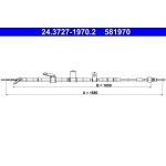ATE Handbremsseil 24.3727-1970.2 ATE Handbremsseil 24.3727-1970.2