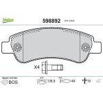VALEO Bremsbeläge 598892 VALEO Bremsbeläge 598892