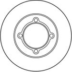 TRW Bremsscheibe DF2662 TRW Bremsscheibe DF2662