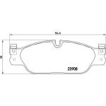BREMBO Bremsklötze VA P 36 021