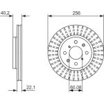 Bosch Bremsscheibe 0 986 479 788 Bosch Bremsscheibe 0 986 479 788