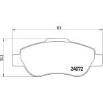 BREMBO Bremsklötze VA P 23 097 BREMBO Bremsklötze VA P 23 097
