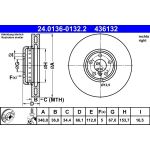 Bremsscheibe 24.0136-0132.2