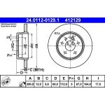 Bremsscheibe Db T. W140 2,8-3,5 91-98 24.0112-0129.1 Bremsscheibe Db T. W140 2,8-3,5 91-98 24.0112-0129.1