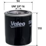 586134 Valeo Ölfilter 586134 586134 Valeo Ölfilter 586134