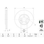 Bremsscheibe VA 0 986 478 867 Bremsscheibe VA 0 986 478 867