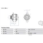 Lichtmaschine 0 986 041 850