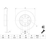 Bremsscheibe 0 986 479 B20 Bremsscheibe 0 986 479 B20