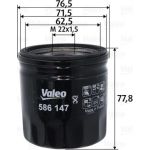 Valeo Ölfilter 586147 Valeo Ölfilter 586147