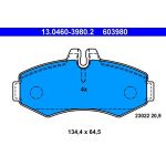ATE Bremsbelagsatz Mercedes-Benz Vorderachse Vito 96-03 13.0460-3980.2 ATE Bremsbelagsatz Mercedes-Benz Vorderachse Vito 96-03 13.0460-3980.2