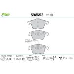 Valeo Bremsbelagsatz 598652 Valeo Bremsbelagsatz 598652
