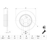 Bosch Bremsscheibe 0 986 479 B41 Bosch Bremsscheibe 0 986 479 B41