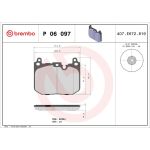 BREMBO Bremsklötze VA P 06 097