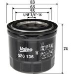 Valeo Ölfilter 586136 Valeo Ölfilter 586136