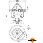 Thermostat, Kühlmittel 725108 Thermostat, Kühlmittel 725108