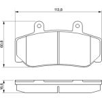 Bosch Bremsbelagsatz 0 986 460 961 Bosch Bremsbelagsatz 0 986 460 961