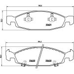 BREMBO Bremsklötze VA P 37 005 BREMBO Bremsklötze VA P 37 005