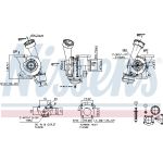 NISSENS Turbolader 93244 NISSENS Turbolader 93244
