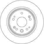 Bremsscheibe Honda T. Cr-V 2.0 01-06 DF8083